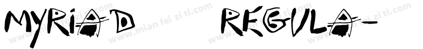 Myriad760700 Regula字体转换